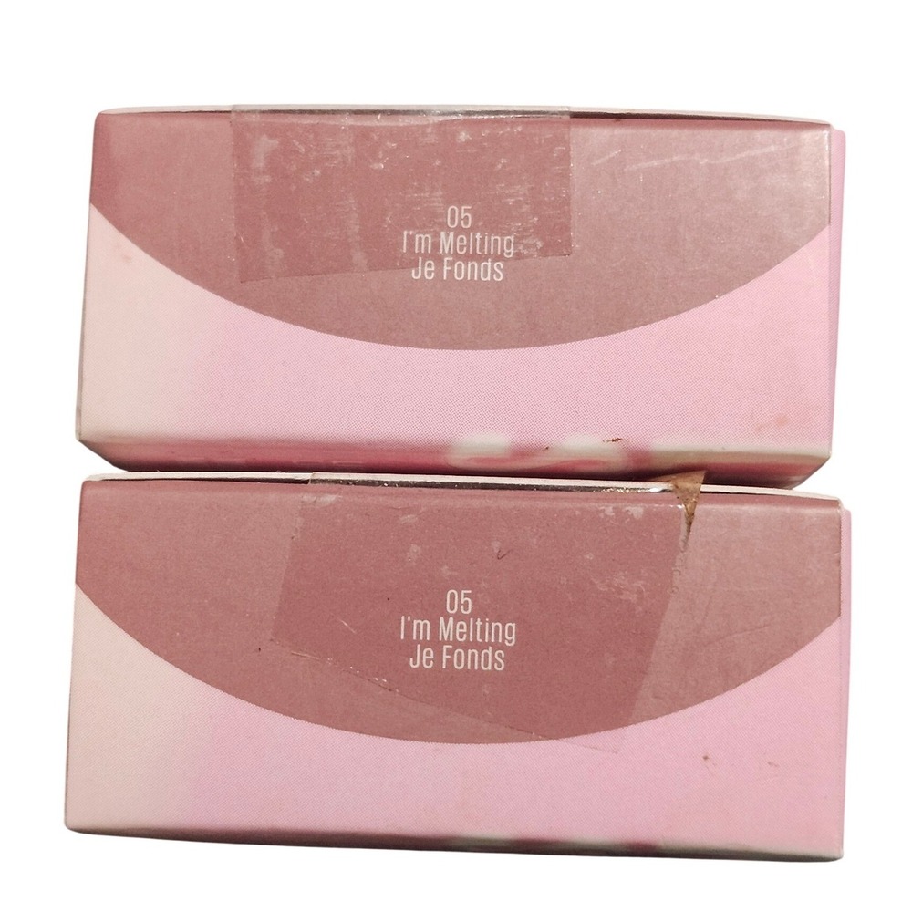 Kaja Love Swipe Lightweight Cushiony Lip Mousse 05 I'm Melting Plum Pink Set of2